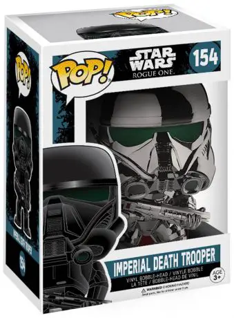 Figurine pop Imperial Death Trooper - Chrome Metallic - Rogue One : A Star Wars Story - 1