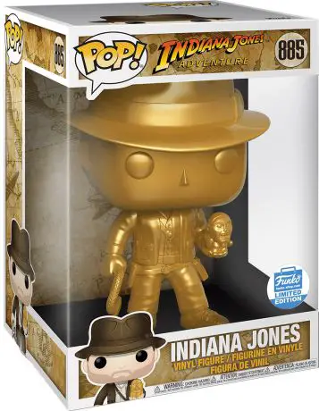 Figurine pop Indiana Jones - Metallique Or & 25 cm - Indiana Jones - 1