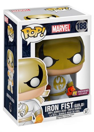 Figurine pop Iron Fist - Or - Marvel Comics - 1