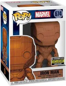Figurine Iron Man – Bois – Marvel Comics- #674