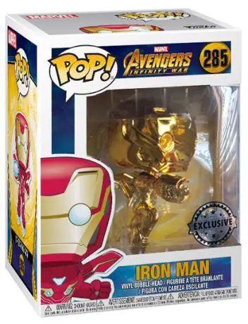 Figurine pop Iron Man - Chromé Or - Avengers Infinity War - 1
