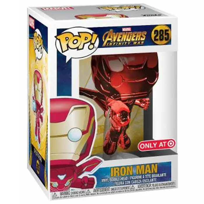 Figurine pop Iron Man Chrome Red - Avengers Infinity War - 2