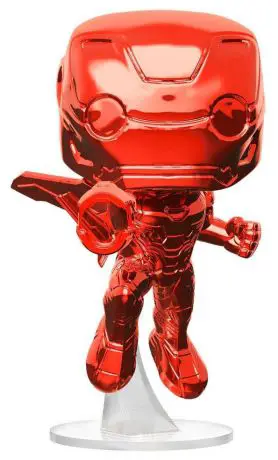 Figurine pop Iron Man - Chromé Rouge - Avengers Infinity War - 2