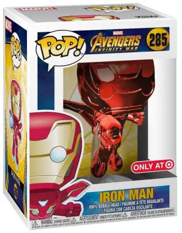 Figurine pop Iron Man - Chromé Rouge - Avengers Infinity War - 1