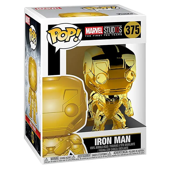 Figurine pop Iron Man Gold Marvel 10 - Marvel - 2