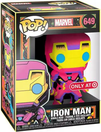 Figurine pop Iron Man - Néon - Marvel Comics - 1