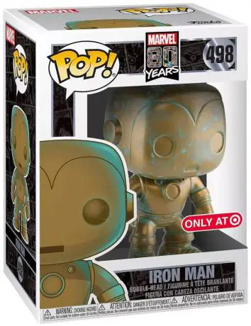 Figurine pop Iron Man - Patine - Marvel 80 ans - 1