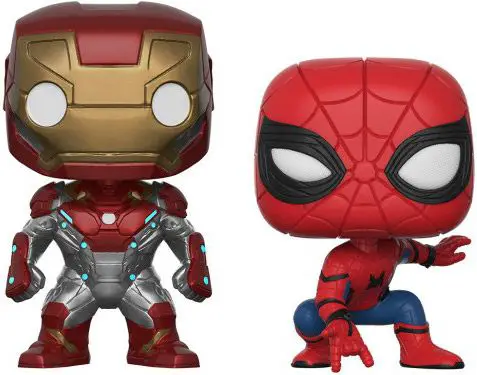 Figurine pop Iron Man & Spider-Man - 2 pack - Spider-Man Homecoming - 2