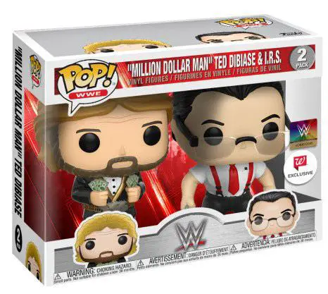 Figurine pop IRS & Million Dollar Man - 2 pack - WWE - 1