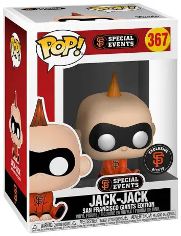 Figurine pop Jack-Jack - San Francisco Giants Edition - Les Indestructibles 2 - 1