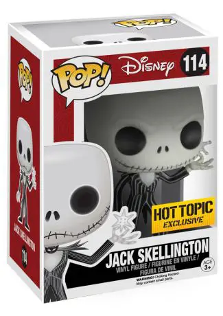 Figurine pop Jack Skellington avec flocon - L'Etrange Noël De Mr Jack - 1
