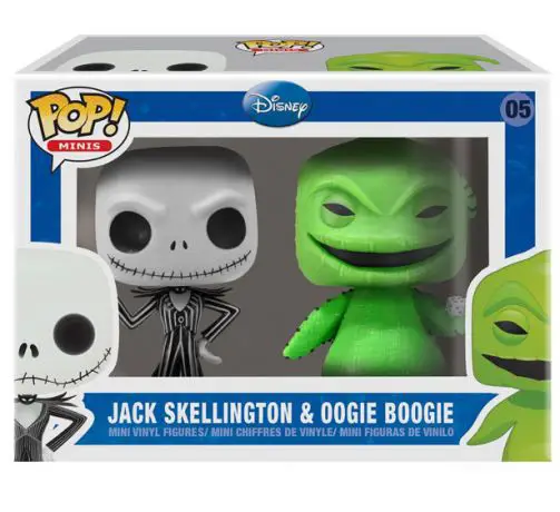 Figurine pop Jack Skellington avec Oogie Boogie - 2 pack - Disney premières éditions - 1