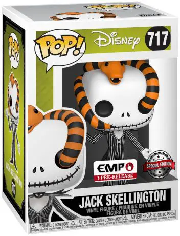 Figurine pop Jack Skellington avec serpent - L'Etrange Noël De Mr Jack - 1