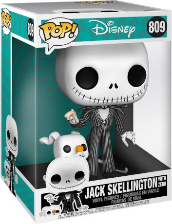Figurine pop Jack Skellington avec Zéro - 25 cm - L'Etrange Noël De Mr Jack - 1