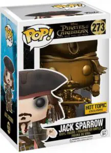 Figurine Jack Sparrow – Or – Pirates des Caraïbes- #273