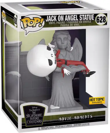 Figurine pop Jack sur Statue d'Ange - 15 cm - L'Etrange Noël De Mr Jack - 1
