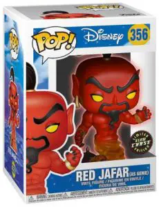 Figurine Jafar Rouge – En Génie – Brille dans le Noir – Aladdin- #356