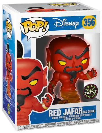Figurine pop Jafar Rouge - En Génie - Brille dans le Noir - Aladdin - 1