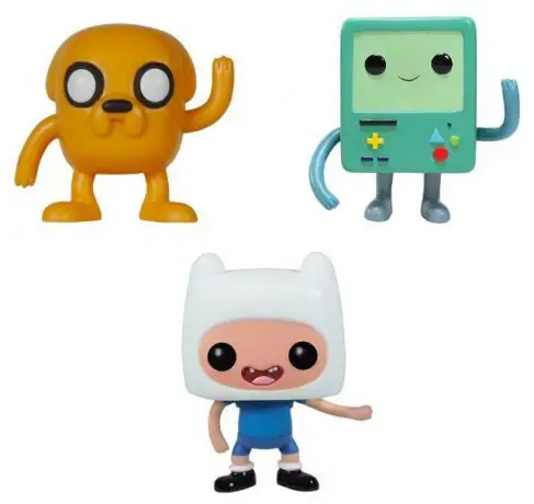 Figurine pop Jake, Finn & BMO - 3 Pack - Adventure Time - 2
