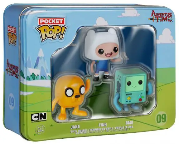Figurine pop Jake, Finn & BMO - 3 Pack - Adventure Time - 1
