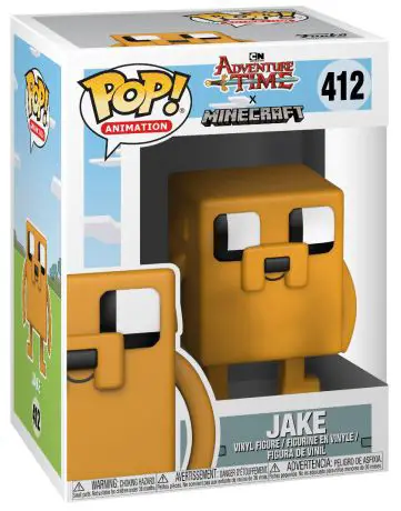 Figurine pop Jake le chien - Style Minecraft - Adventure Time - 1