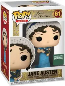 Figurine Jane Austen avec livre – Célébrités- #61