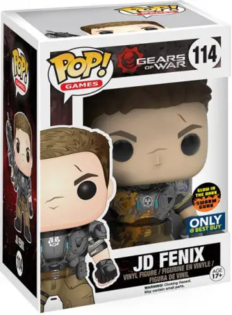Figurine pop JD Fenix avec bave - Brillant dans le noir - Gears of War - 1