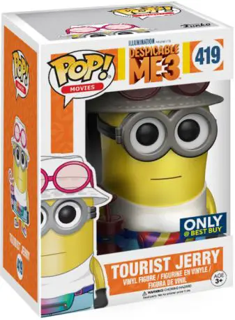 Figurine pop Jerry le Touriste - Chromé - Moi