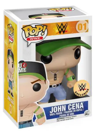 Figurine pop John Cena avec casquette verte - WWE - 1