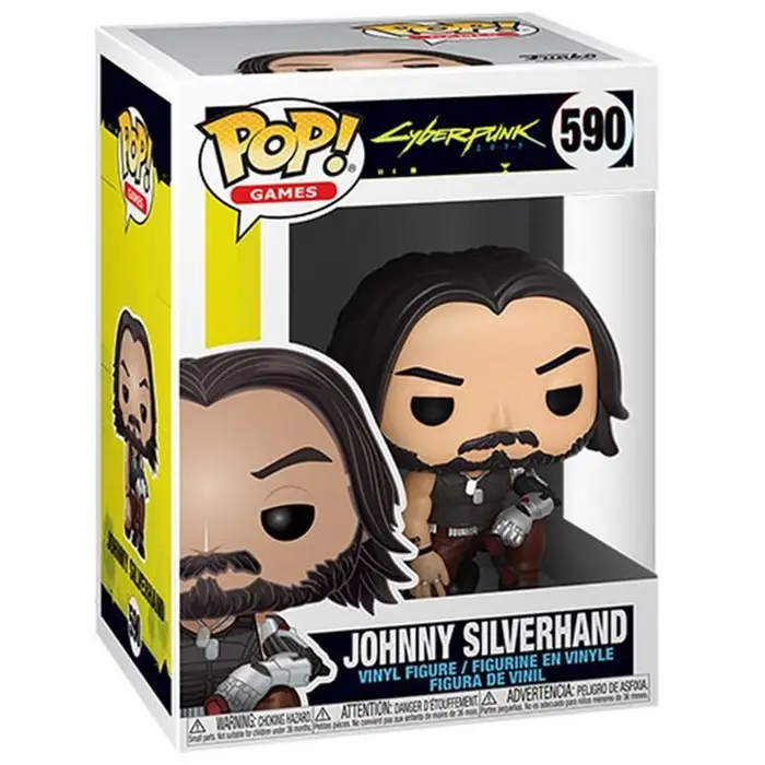 Figurine pop Johnny Silverhand crouching - Cyberpunk 2077 - 2
