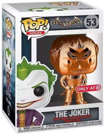 Figurine pop Joker chrome orange - Batman Arkham Asylum - 1