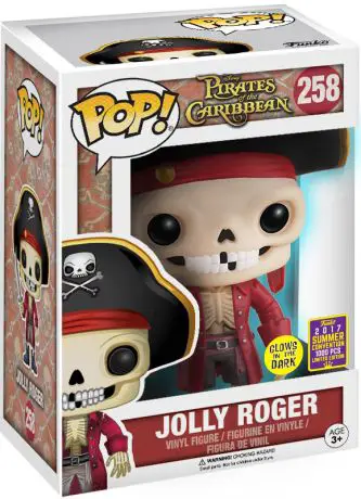 Figurine pop Jolly Roger - Brillant dans le noir - Parcs Disney - 1