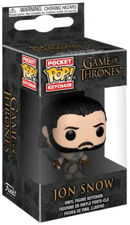 Figurine pop Jon Snow - Au-delà du Mur - Porte-clés - Game of Thrones - 1