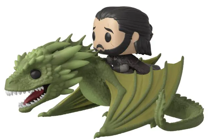 Figurine pop Jon Snow avec Rhaegal - Game of Thrones - 2