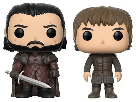 Figurine pop Jon Snow & Bran Stark - 2 Pack - Game of Thrones - 2
