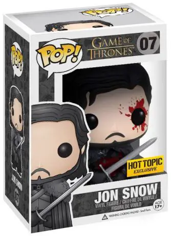 Figurine pop Jon Snow ensanglanté - Game of Thrones - 1