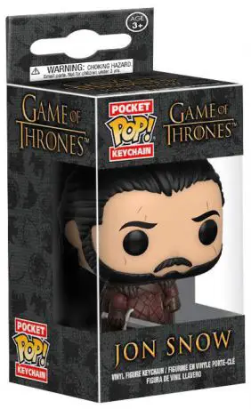 Figurine pop Jon Snow - Roi du Nord - Porte-clés - Game of Thrones - 1