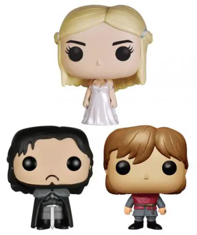 Figurine pop Jon, Tyrion & Dany - 3 pack - Pocket - Game of Thrones - 2