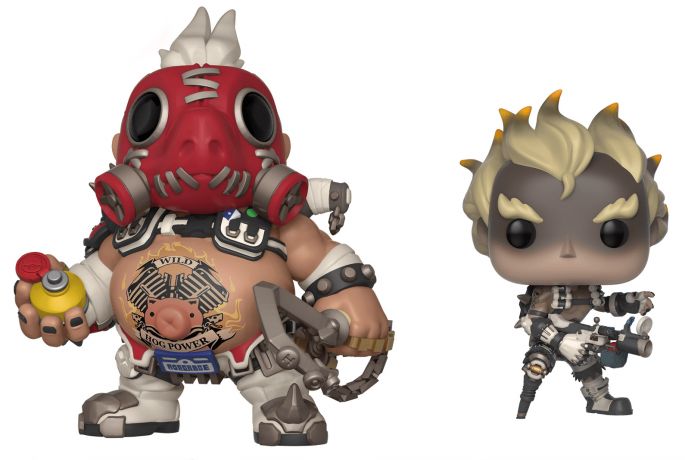 Figurine pop Junkrat & Roadhog Skin de prisonnier - 2 pack - Super sized - Overwatch - 2