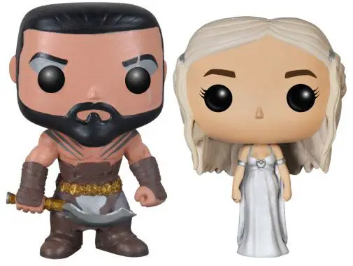Figurine pop Khal & Khaleesi - 2 Pack - Game of Thrones - 2