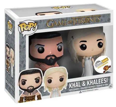Figurine pop Khal & Khaleesi - 2 Pack - Game of Thrones - 1