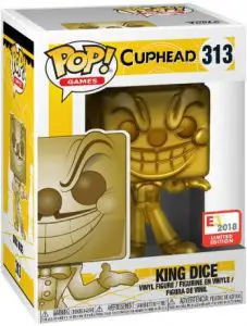Figurine King Dice – Or – Cuphead- #313