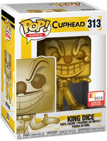 Figurine pop King Dice - Or - Cuphead - 1