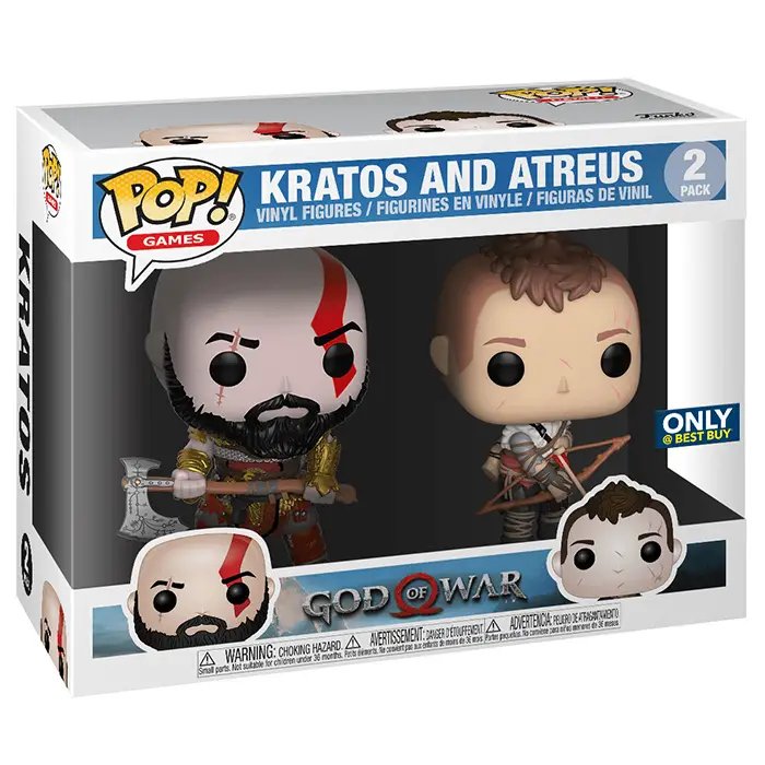 Figurine pop Kratos et Atreus - God Of War - 2