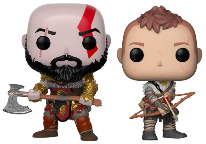 Figurine pop Kratos et Atreus - 2 Pack - God of War - 2