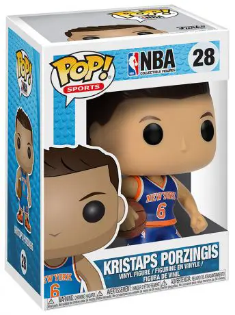 Figurine pop Kristaps Porzingis - New York Knicks - NBA - 1