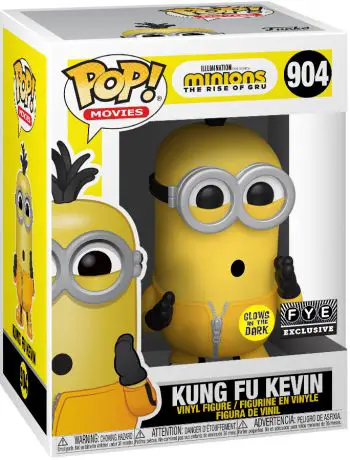 Figurine pop Kung Fu Kevin - Brillant dans le noir - Les Minions 2 : Il était une fois Gru - 1