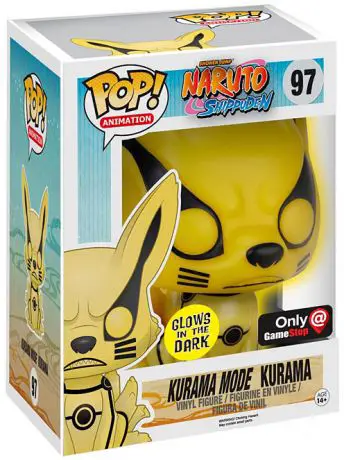 Figurine pop Kurama - 15 cm & Brille dans le Noir - Naruto - 1