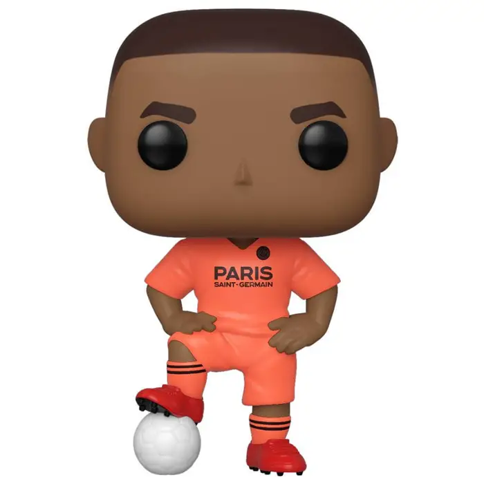 Figurine pop Kylian Mbappé maillot orange - Paris Saint-Germain - 1