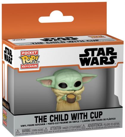Figurine pop L'enfant avec tasse - Porte Clés - Star Wars The Mandalorian - 1